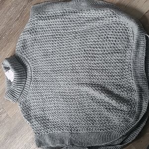Lauren Conrad Gray Turtleneck Poncho Sweater NWT